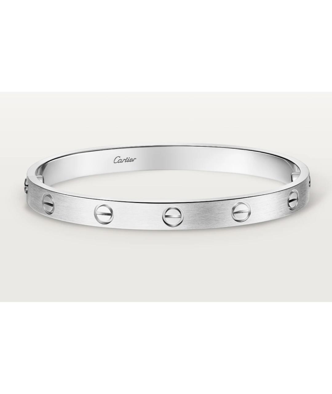 CARTIER Браслет из белого золота, фото 8