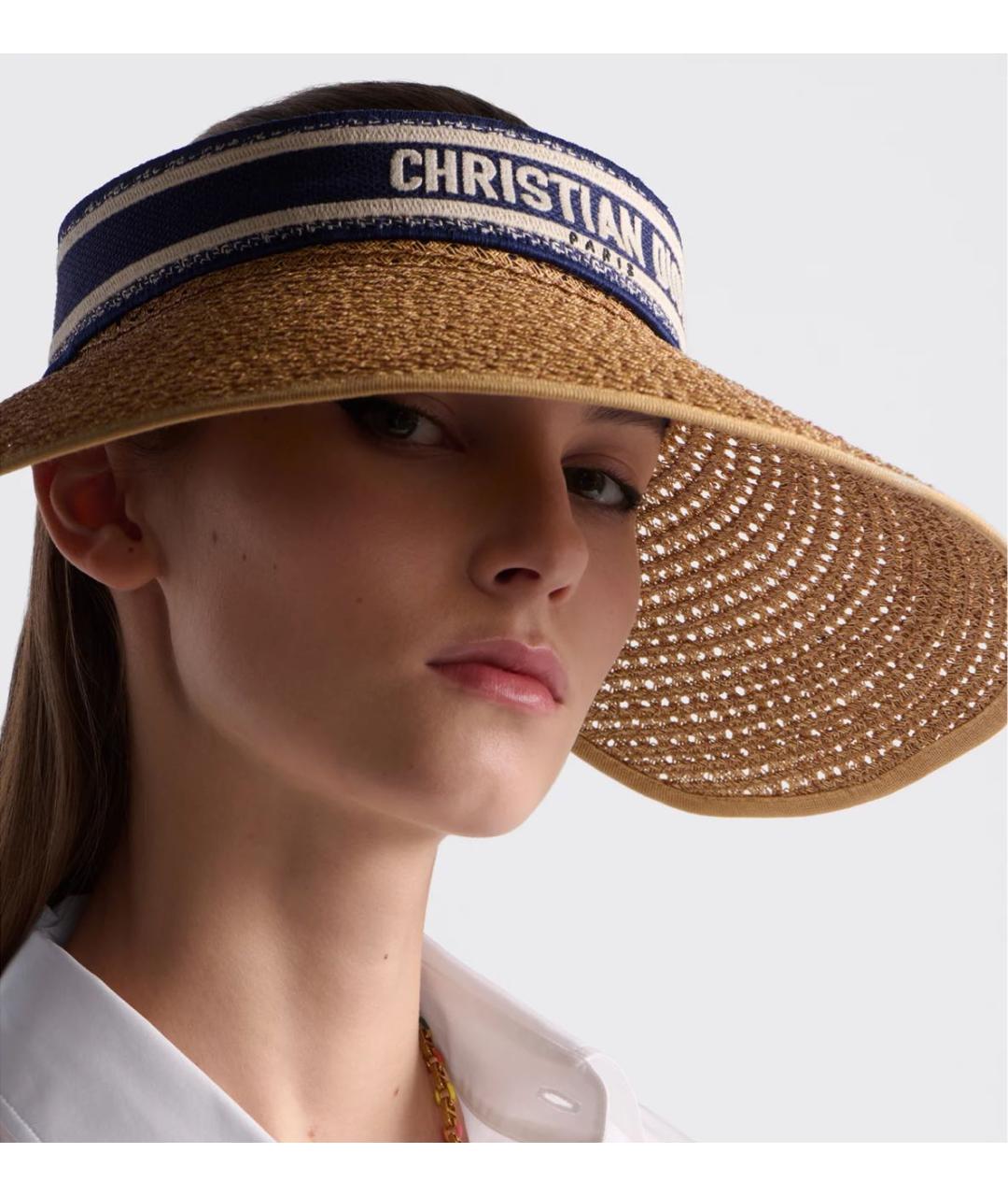 CHRISTIAN DIOR Бежевая шляпа, фото 3