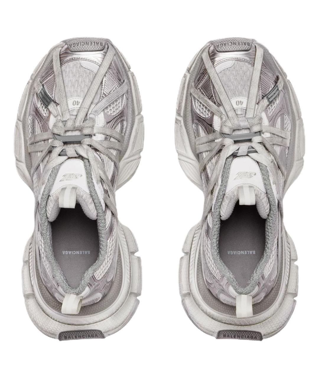 BALENCIAGA Серые кроссовки, фото 5