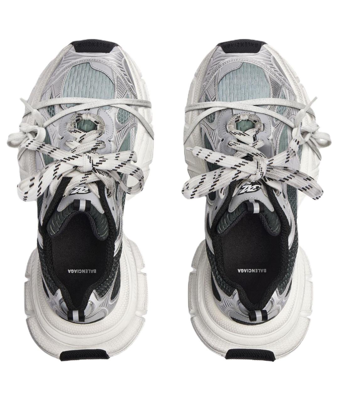 BALENCIAGA Белые кроссовки, фото 5