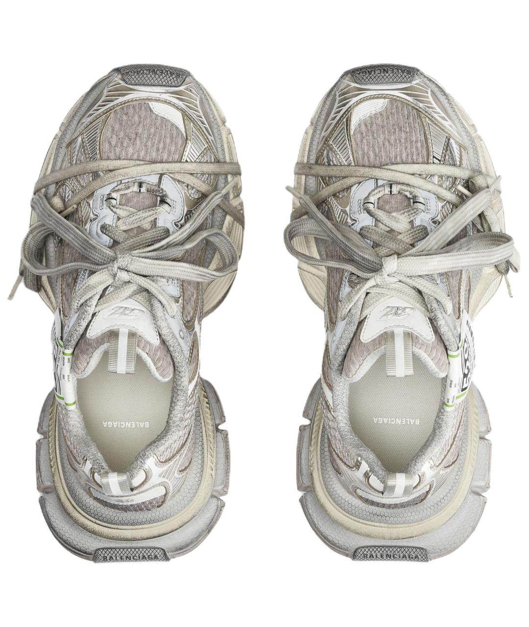 BALENCIAGA Серые кроссовки, фото 4