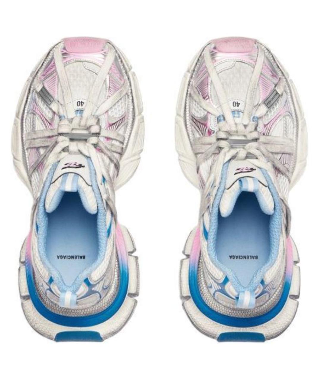 BALENCIAGA Белые кроссовки, фото 5
