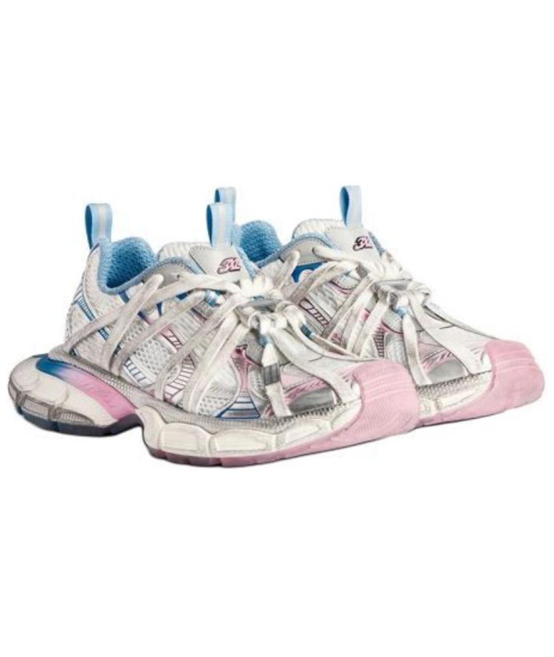 BALENCIAGA Белые кроссовки, фото 4
