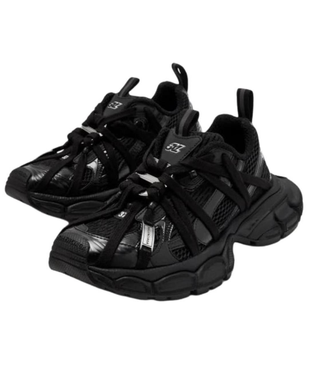 BALENCIAGA Черные кроссовки, фото 3