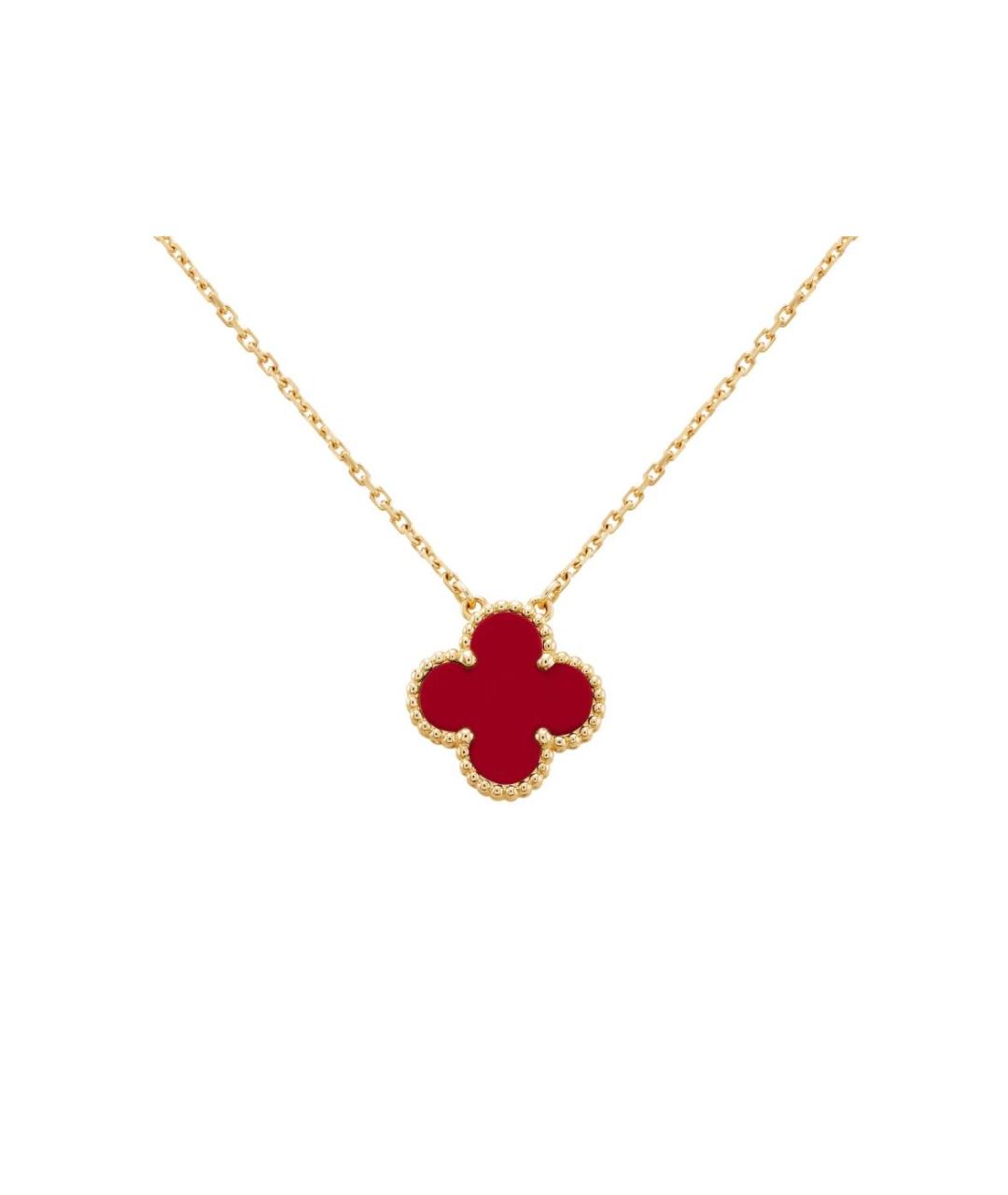 VAN CLEEF & ARPELS Красная подвеска из желтого золота, фото 1