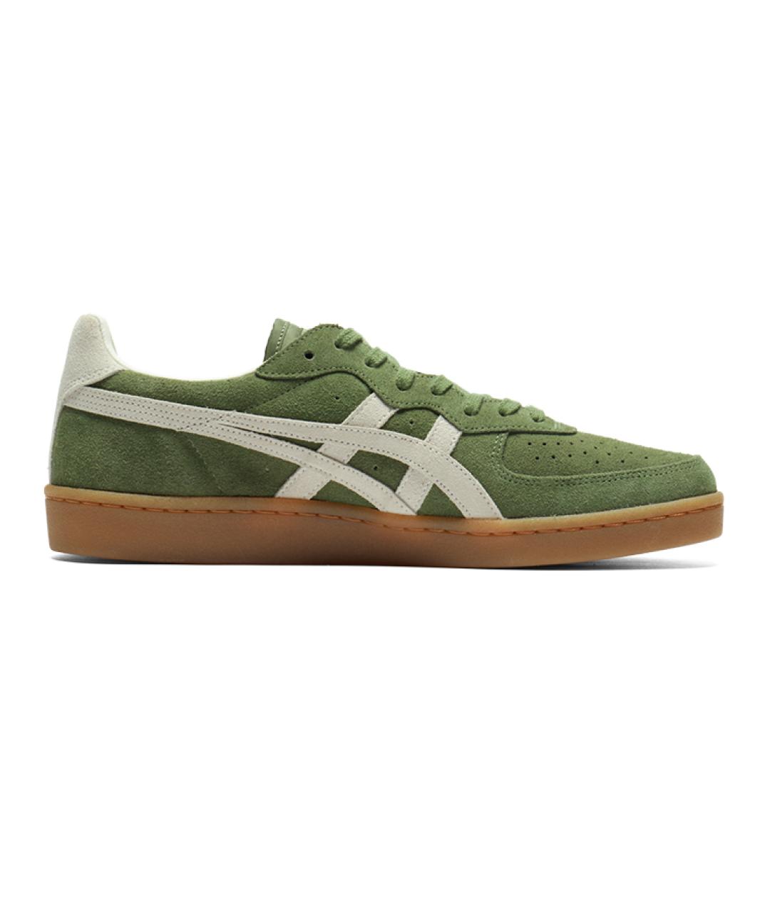 ONITSUKA TIGER Зеленые замшевые кеды, фото 2