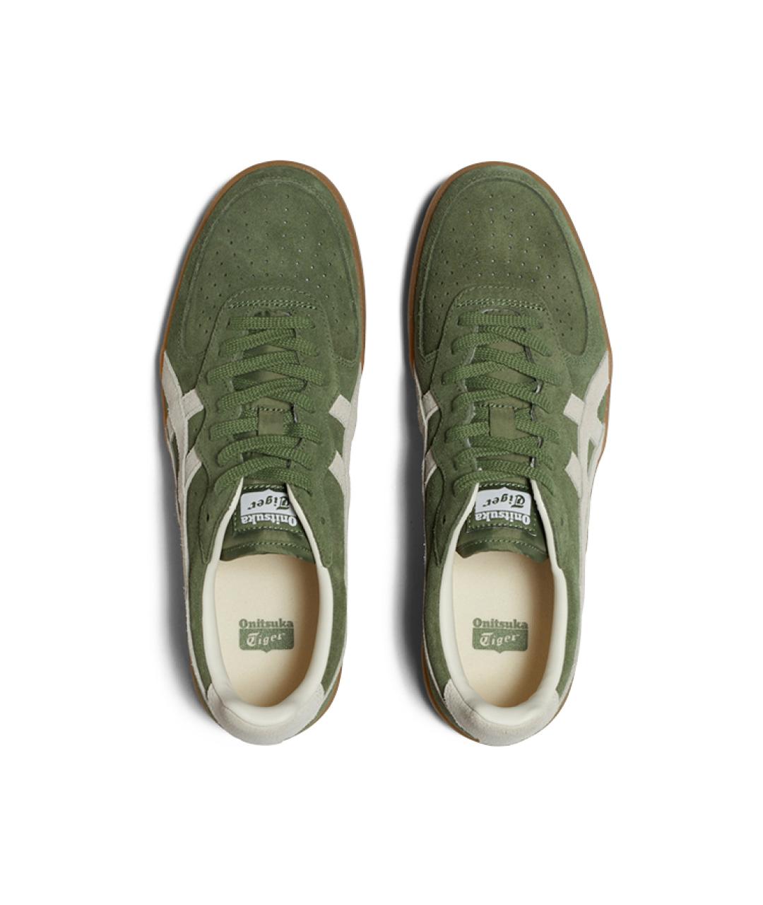 ONITSUKA TIGER Зеленые замшевые кеды, фото 5