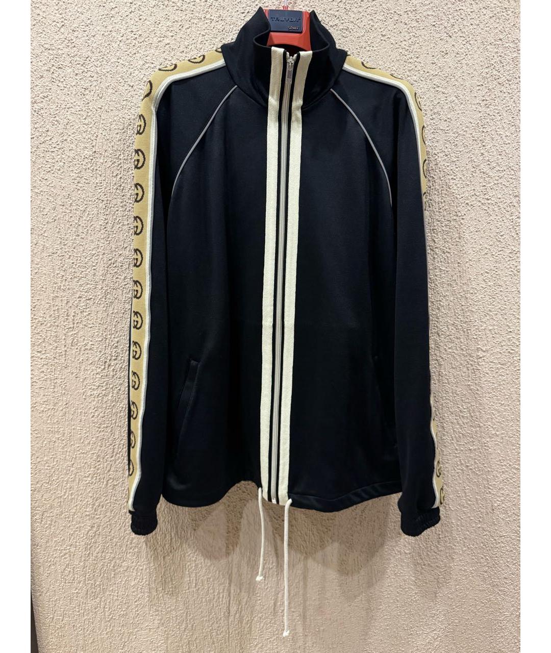 GUCCI Черный полиэстеровый спортивный костюм, фото 3