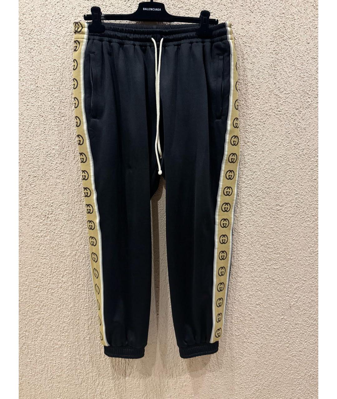 GUCCI Черный полиэстеровый спортивный костюм, фото 4