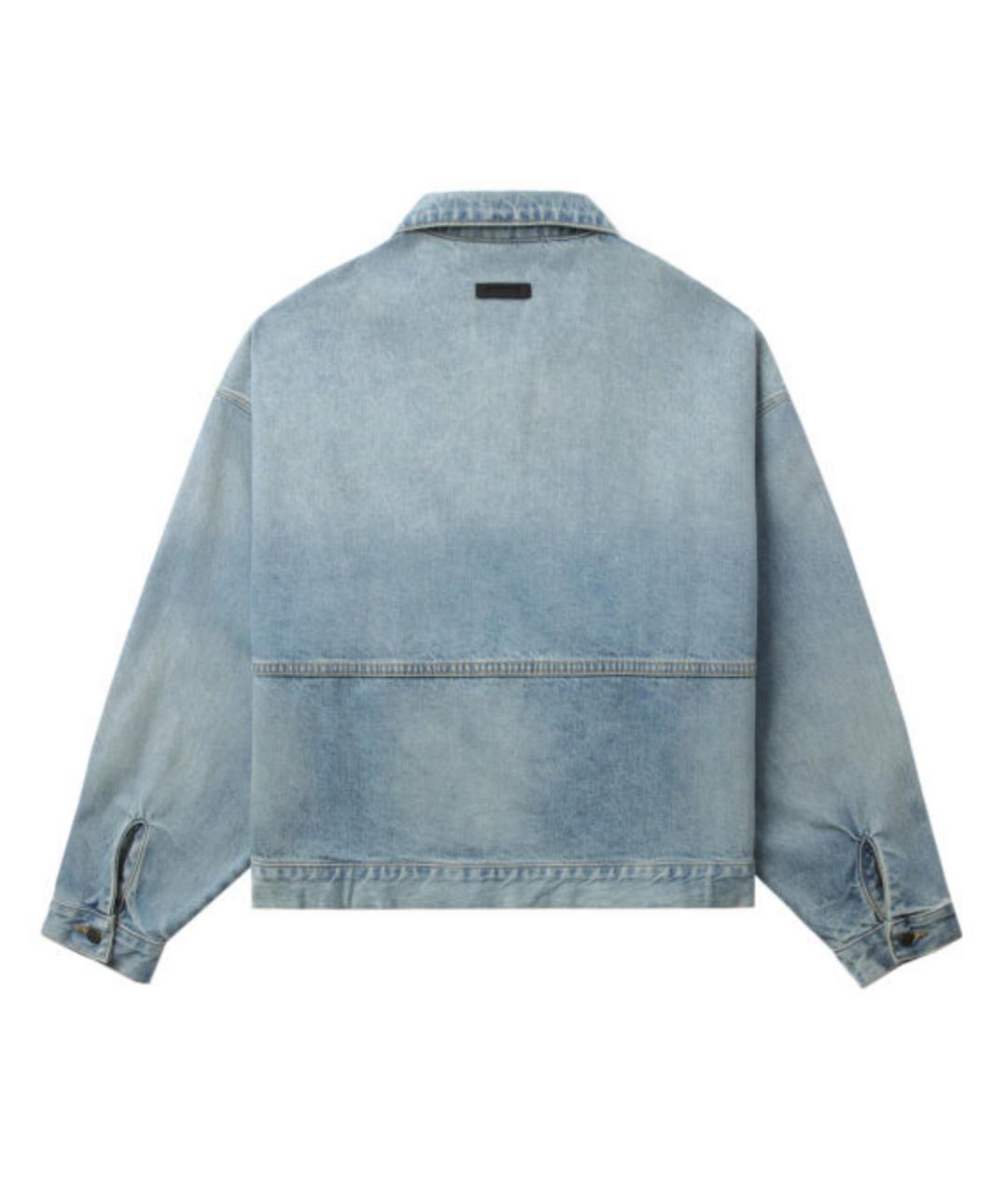 FEAR OF GOD ESSENTIALS Синяя деним куртка, фото 2