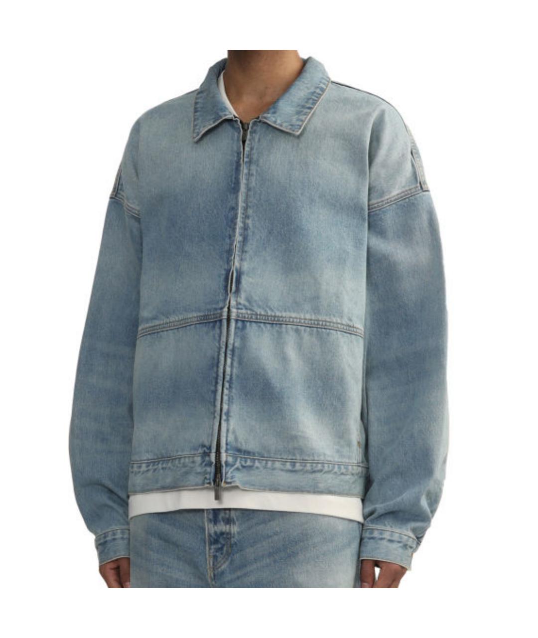 FEAR OF GOD ESSENTIALS Синяя деним куртка, фото 4