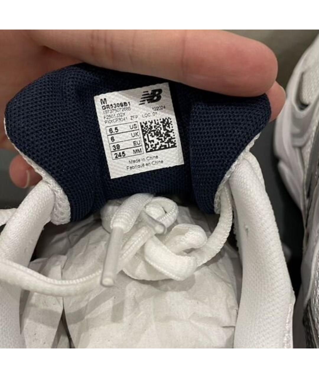 NEW BALANCE Белые кроссовки, фото 5