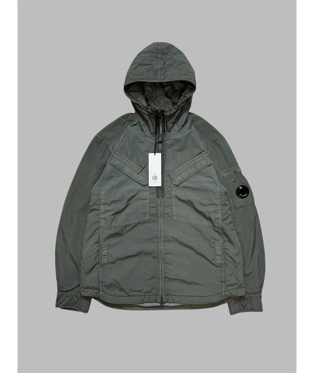 CP COMPANY Антрацитовая полиэстеровая куртка, фото 7