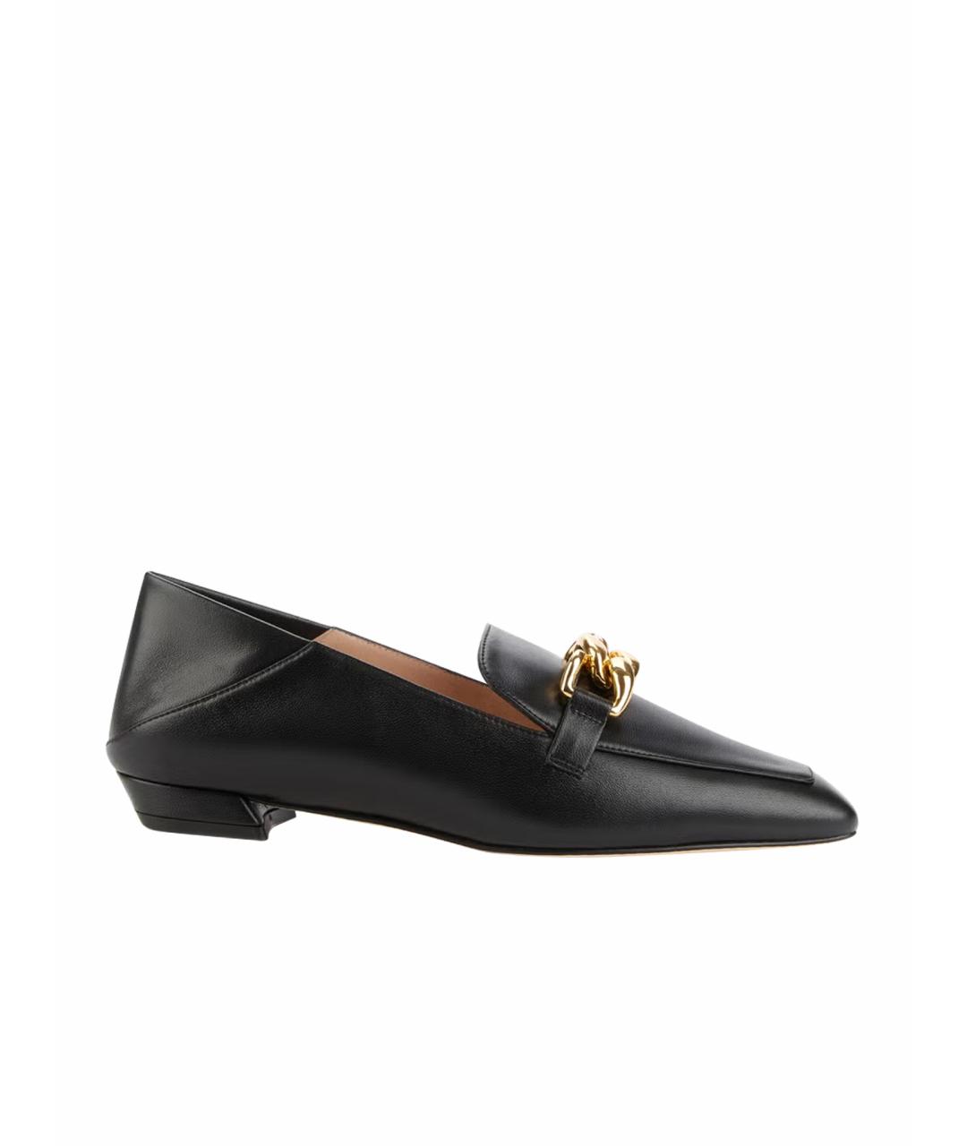STUART WEITZMAN Черные кожаные туфли, фото 1