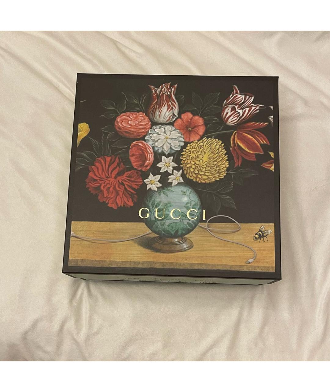 GUCCI Черная кожаная сумка с короткими ручками, фото 5
