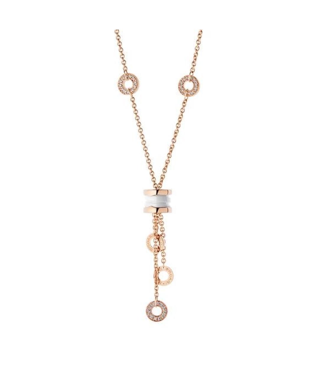 BVLGARI Золотое колье из розового золота, фото 1