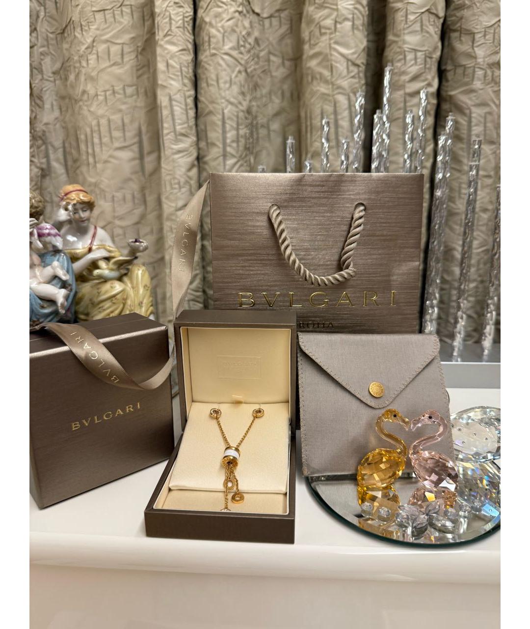 BVLGARI Золотое колье из розового золота, фото 5