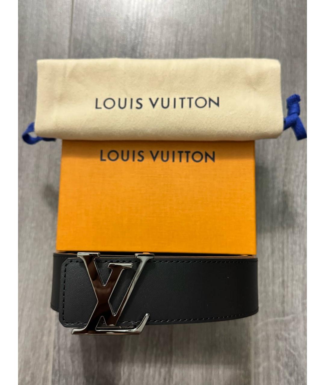 LOUIS VUITTON Черный ремень, фото 2
