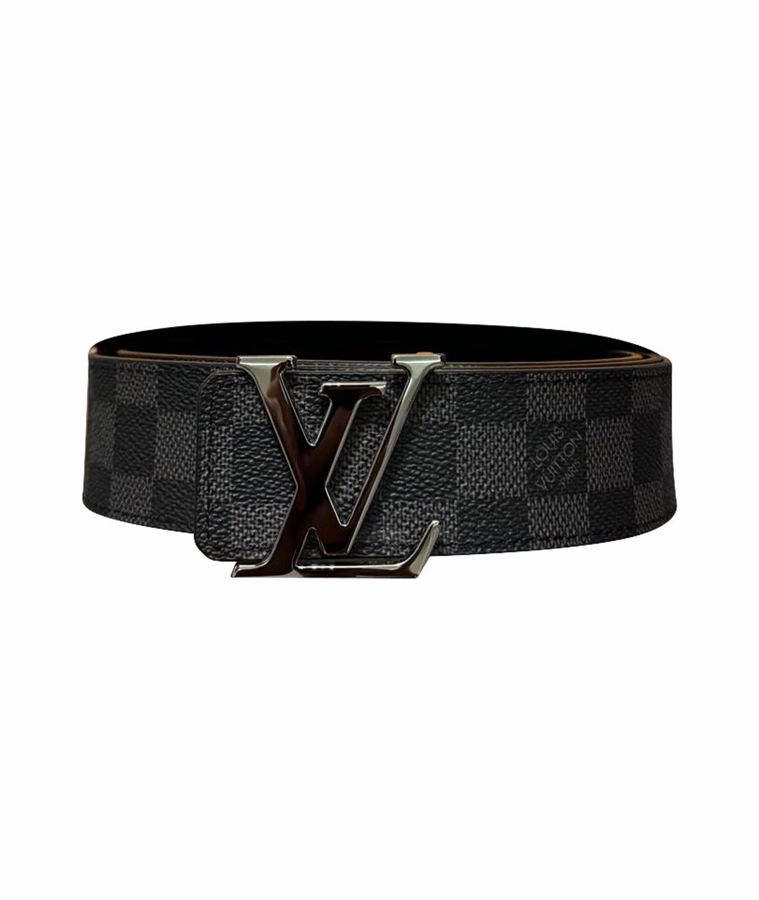 LOUIS VUITTON Черный ремень, фото 1