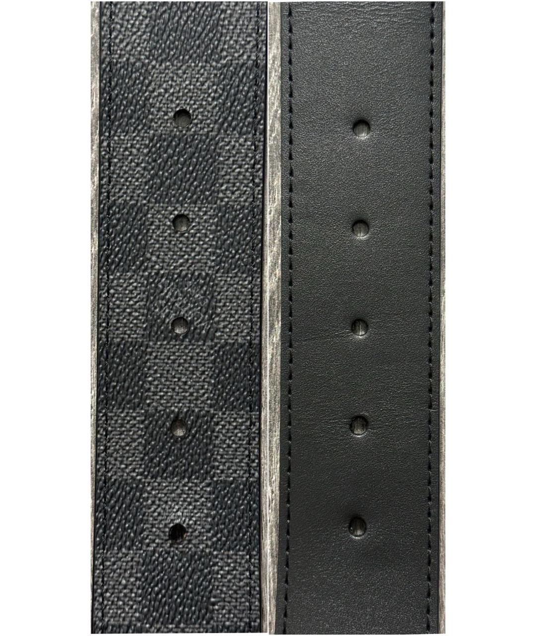 LOUIS VUITTON Черный ремень, фото 6