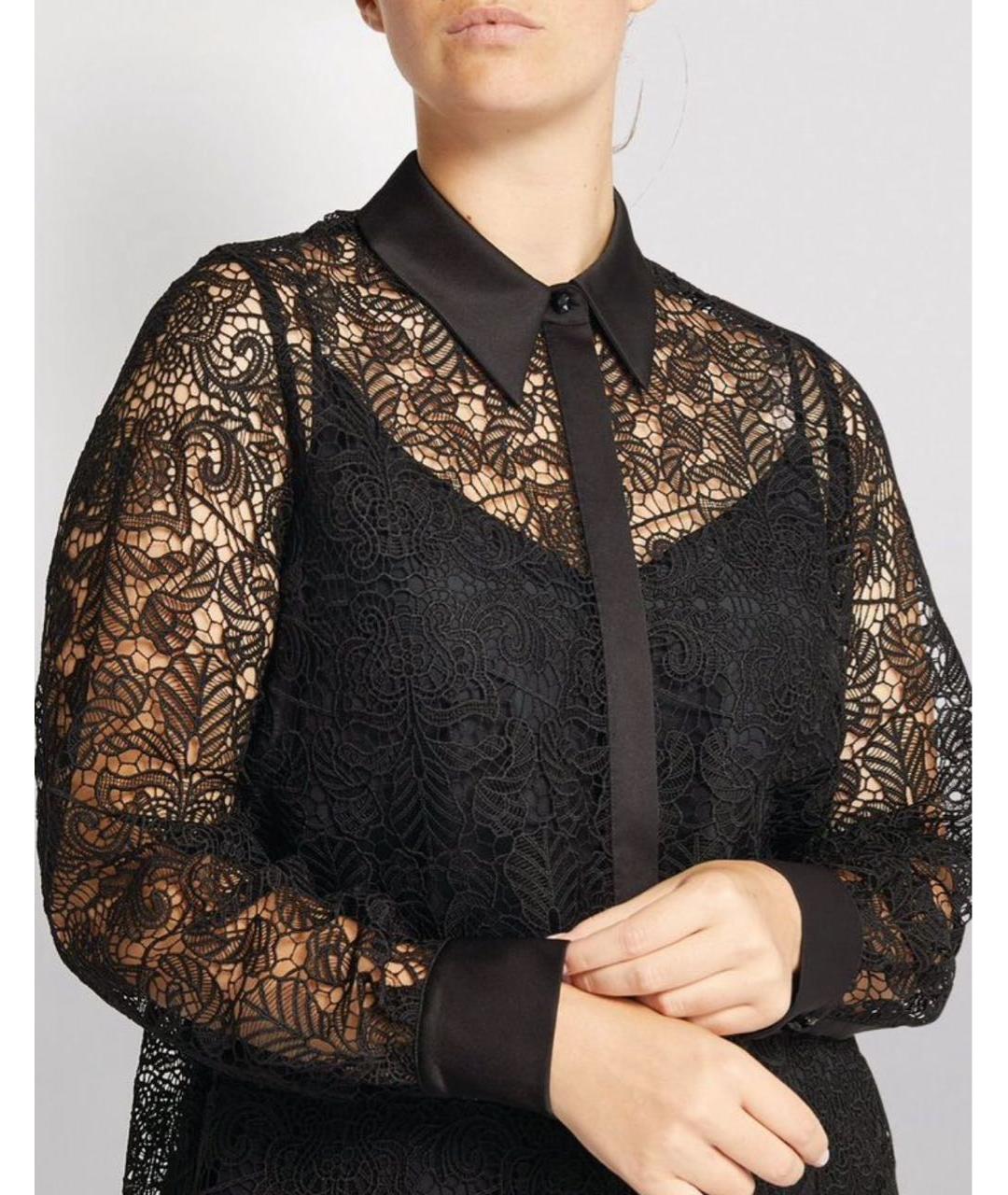 MAX MARA Черная полиэстеровая блузы, фото 6