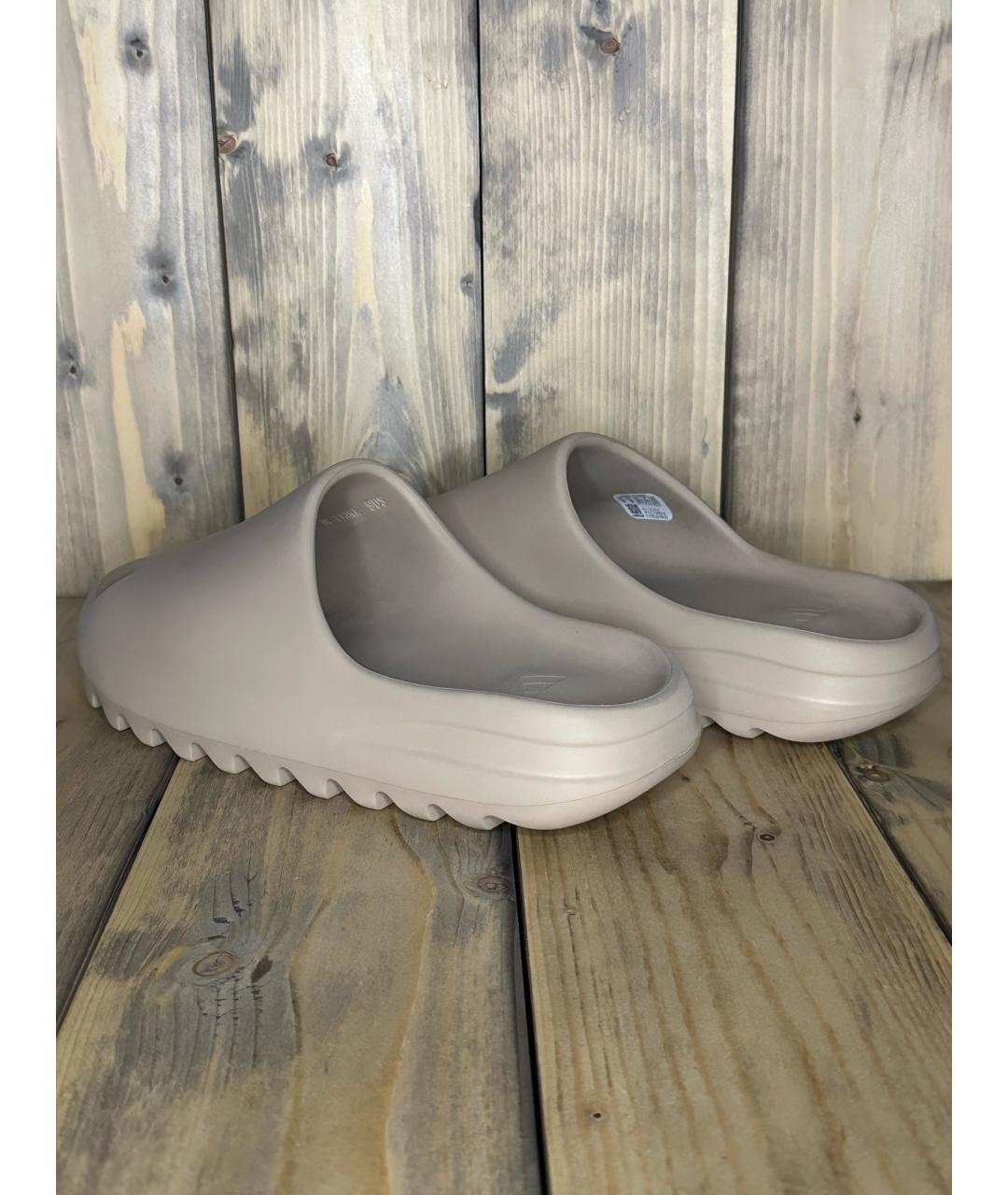 ADIDAS YEEZY Бежевые шлепанцы, фото 2