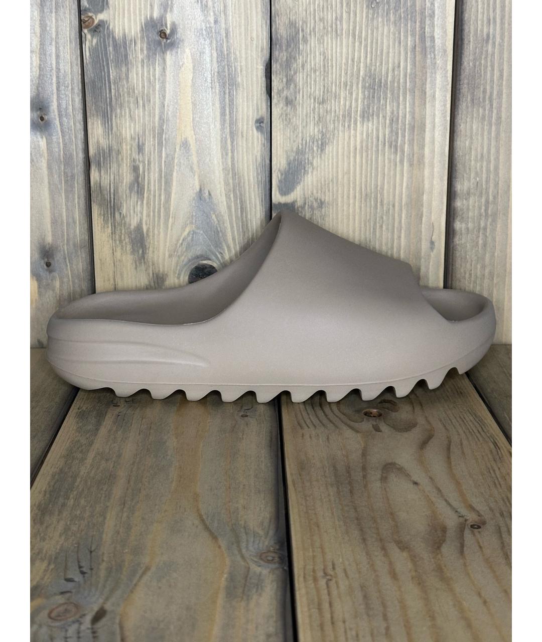 ADIDAS YEEZY Бежевые шлепанцы, фото 6