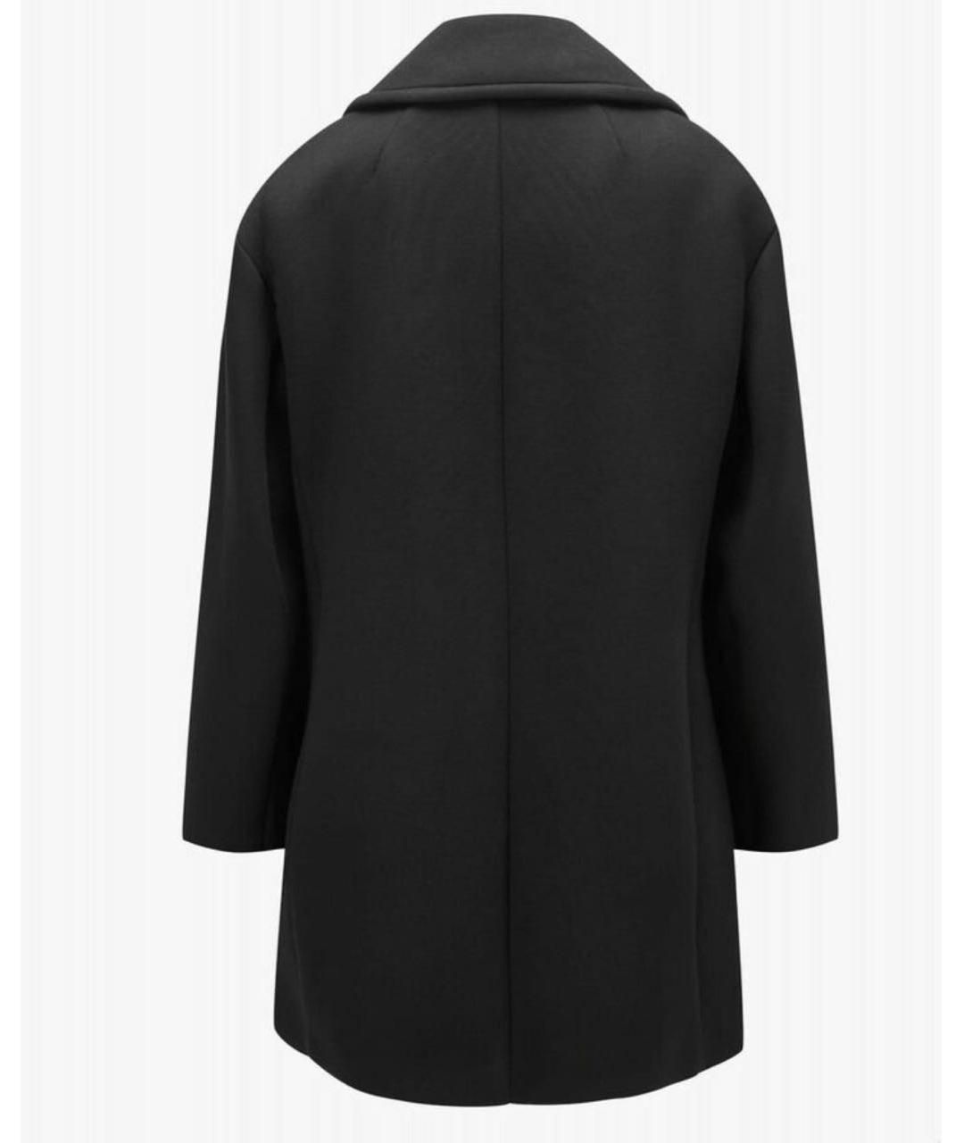 'S MAX MARA Черное вискозное пальто, фото 2