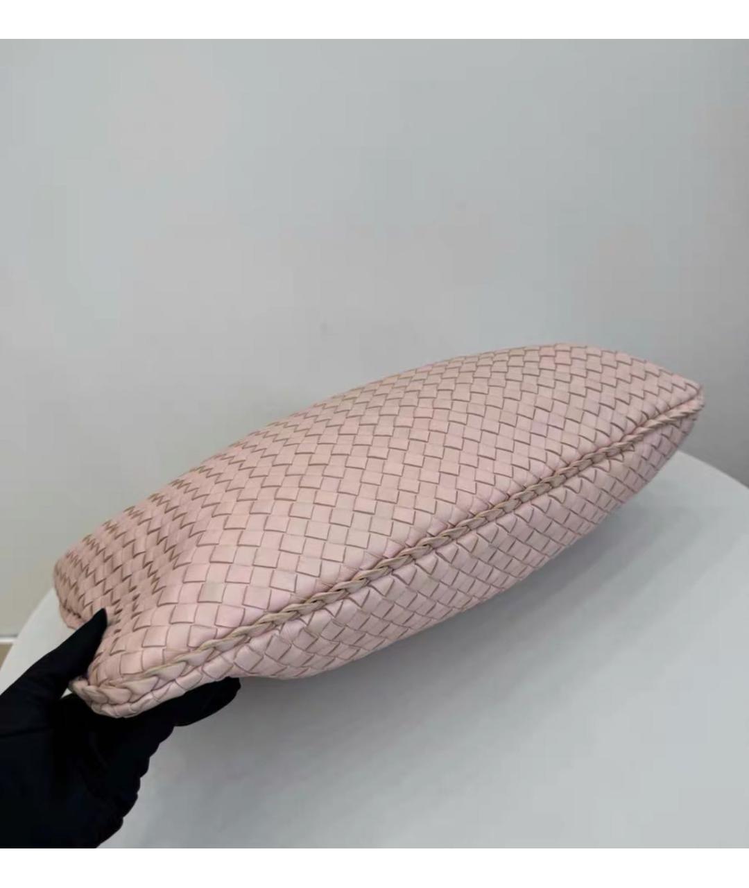 BOTTEGA VENETA Розовая сумка через плечо, фото 5