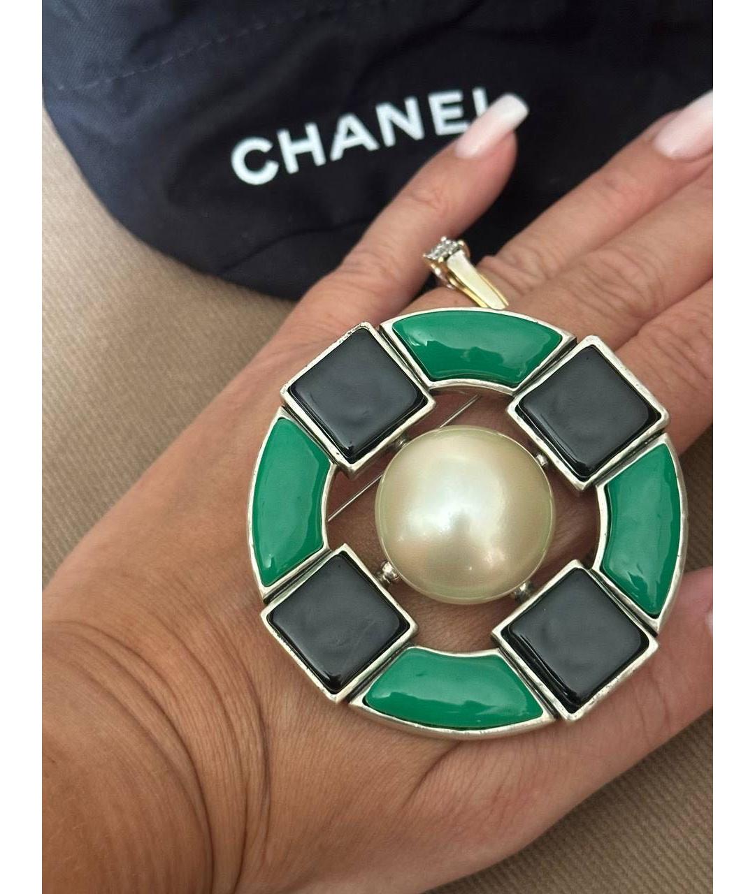CHANEL Мульти металлическая булавка / брошь, фото 6