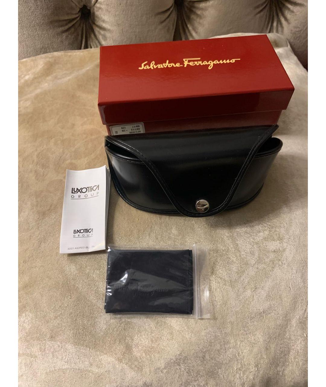 FERRAGAMO Мульти пластиковые солнцезащитные очки, фото 4