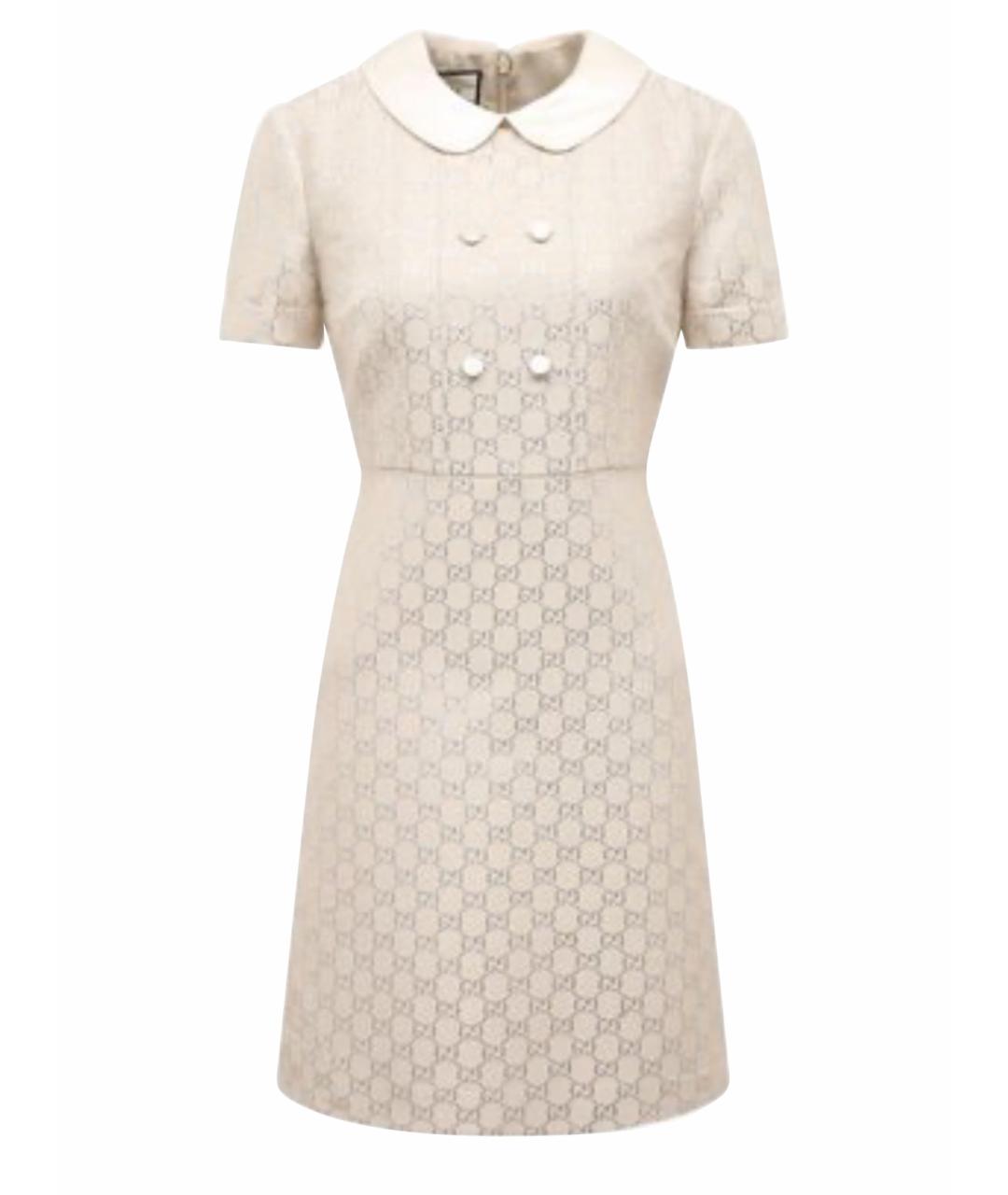 GUCCI Белое коктейльное платье, фото 1