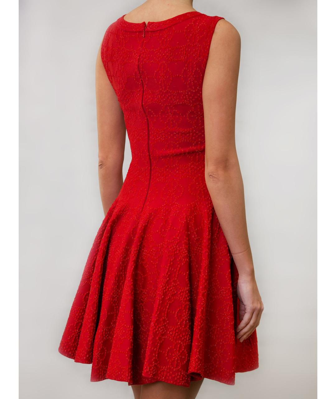 ALAIA Красное повседневное платье, фото 3