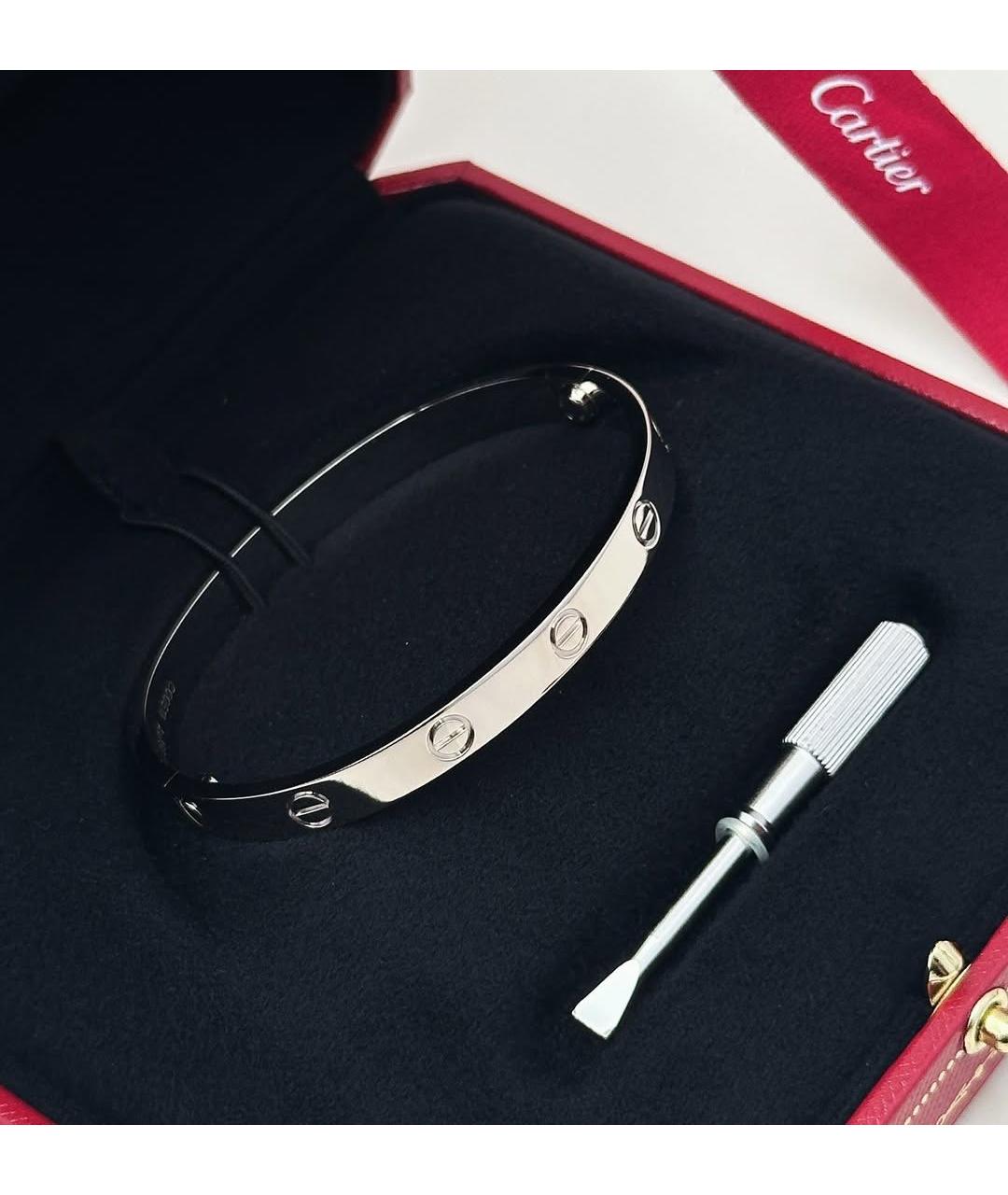 CARTIER Браслет из белого золота, фото 5