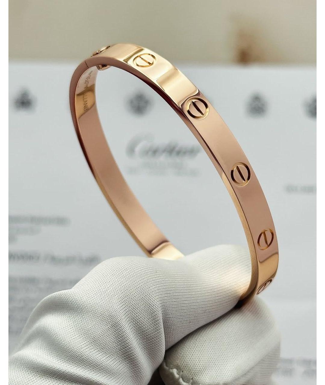 CARTIER Золотой браслет из розового золота, фото 3