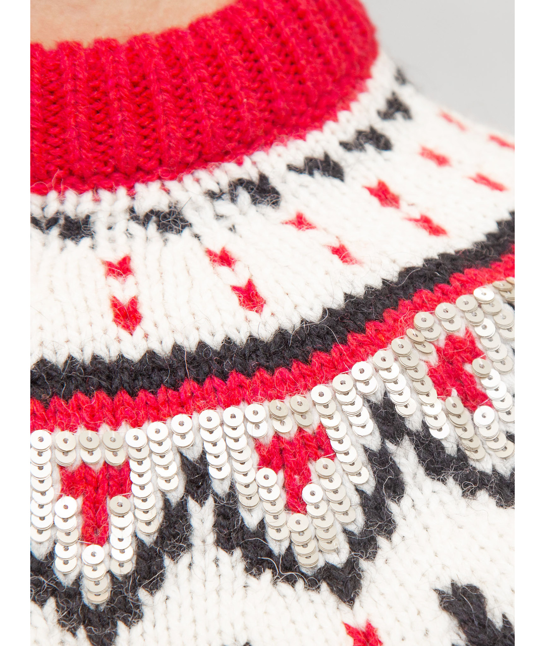 SAINT LAURENT Красный шерстяной джемпер / свитер, фото 4