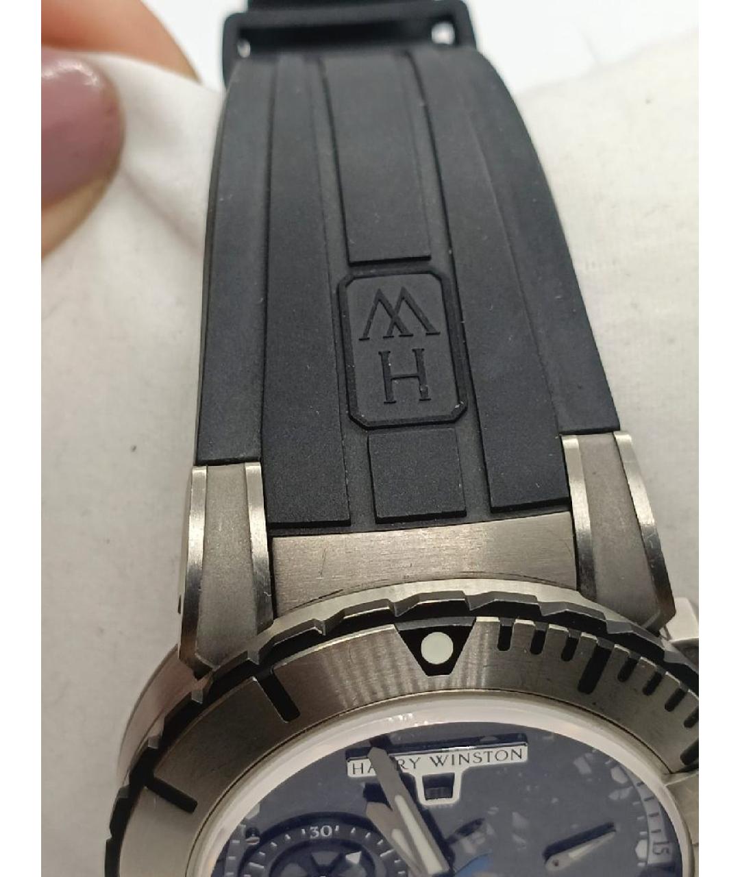 Harry Winston Черные часы, фото 5
