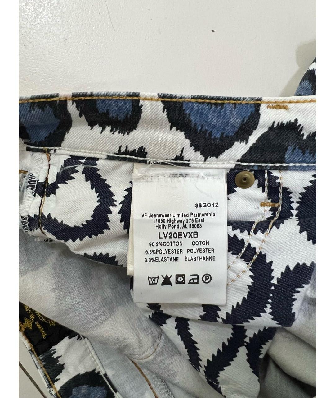 VIVIENNE WESTWOOD Мульти хлопко-эластановые джинсы слим, фото 6