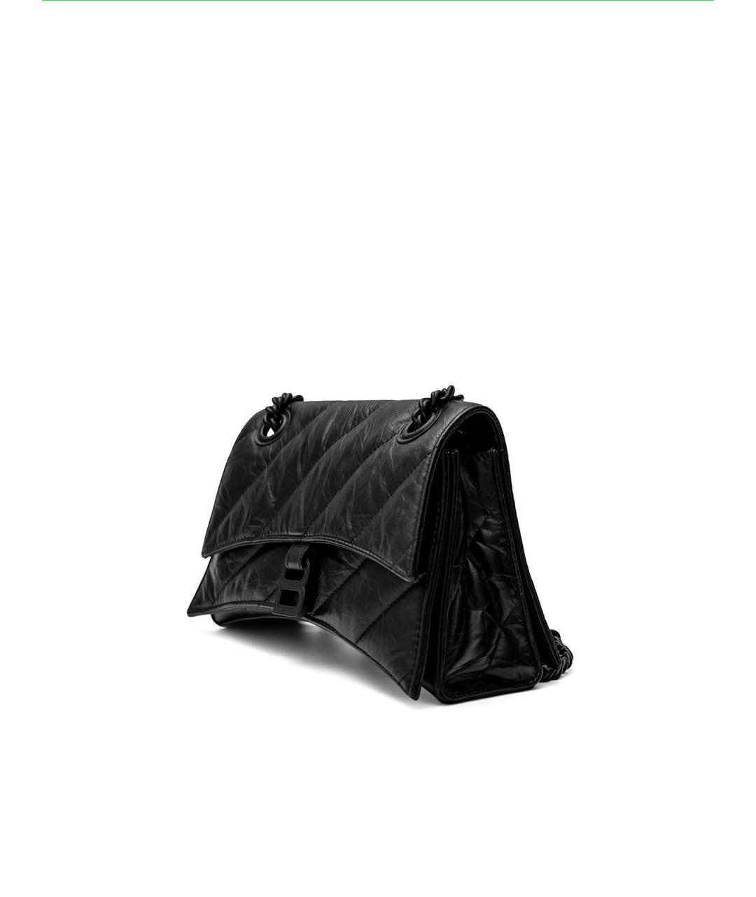 BALENCIAGA Черная кожаная сумка тоут, фото 2