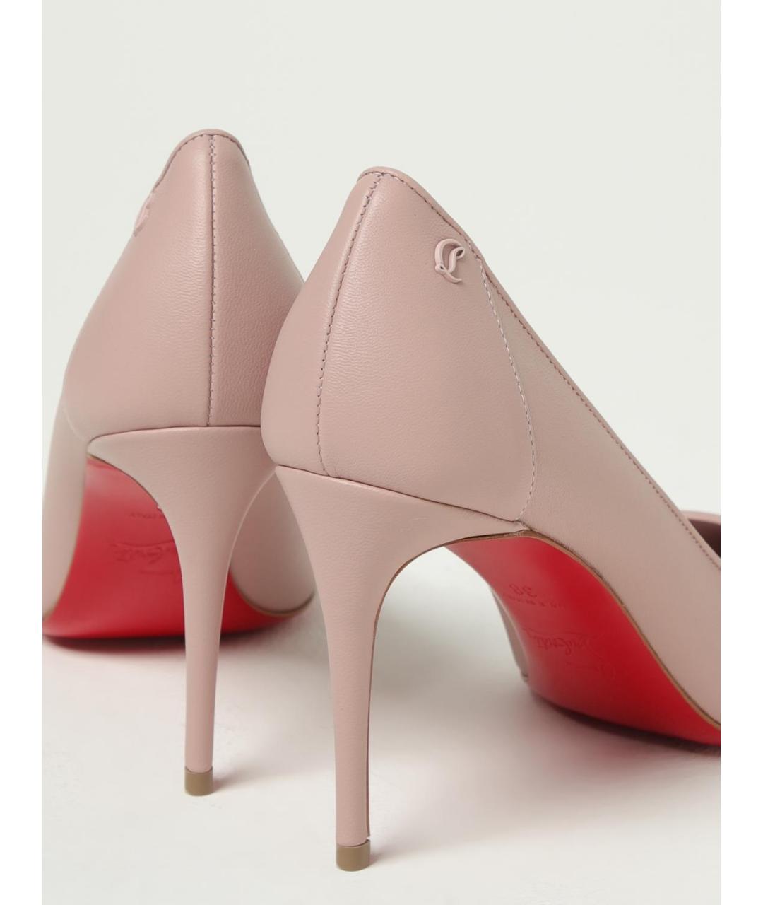 CHRISTIAN LOUBOUTIN Розовые туфли, фото 4