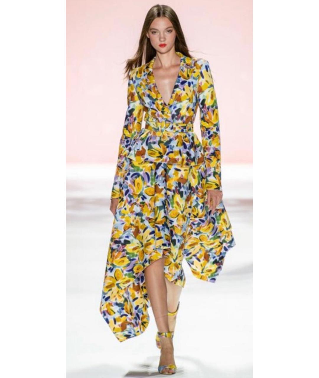 BADGLEY MISCHKA Желтое платье, фото 7