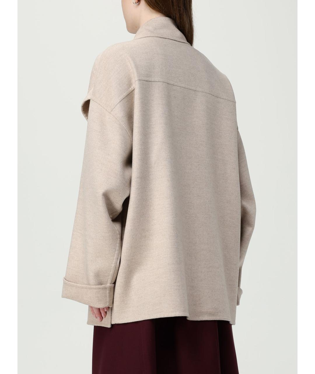 BOTTEGA VENETA Бежевое пальто, фото 2
