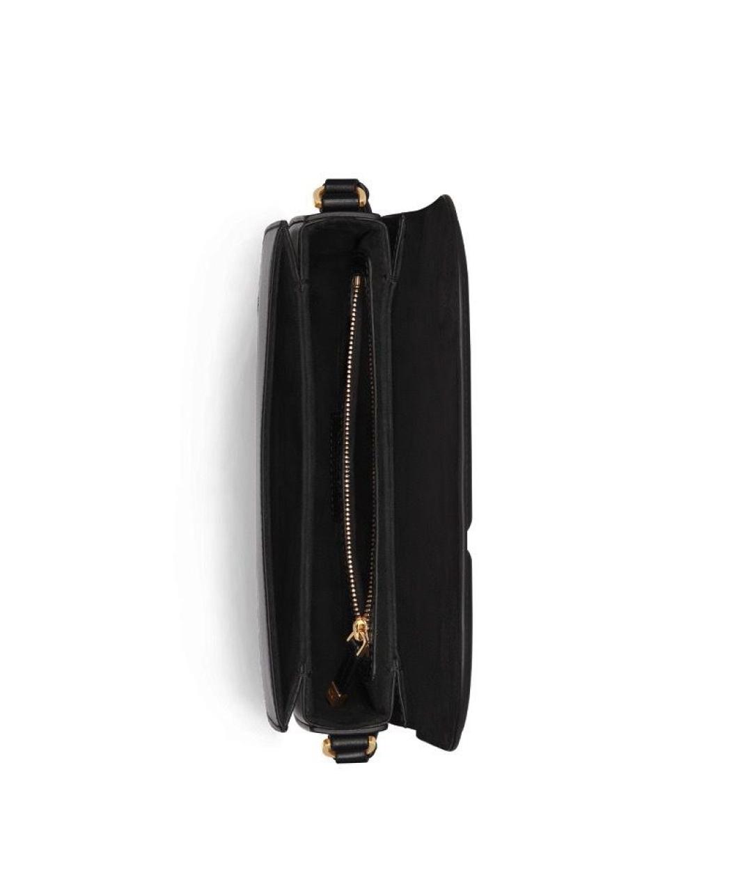 CHRISTIAN DIOR Черная кожаная сумка через плечо, фото 6