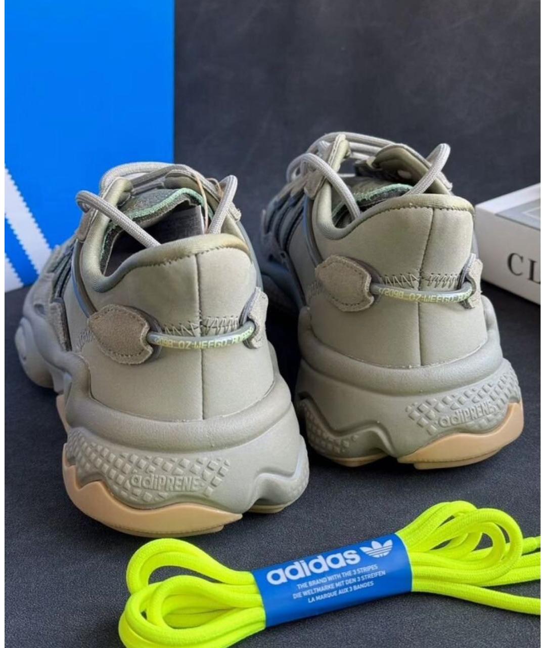 ADIDAS Хаки текстильные низкие кроссовки / кеды, фото 6