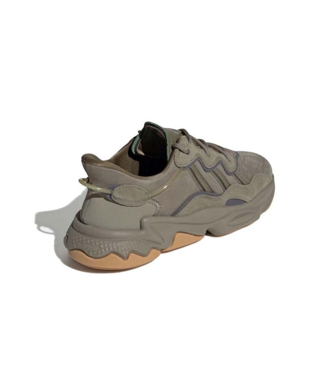 ADIDAS Хаки текстильные низкие кроссовки / кеды, фото 3