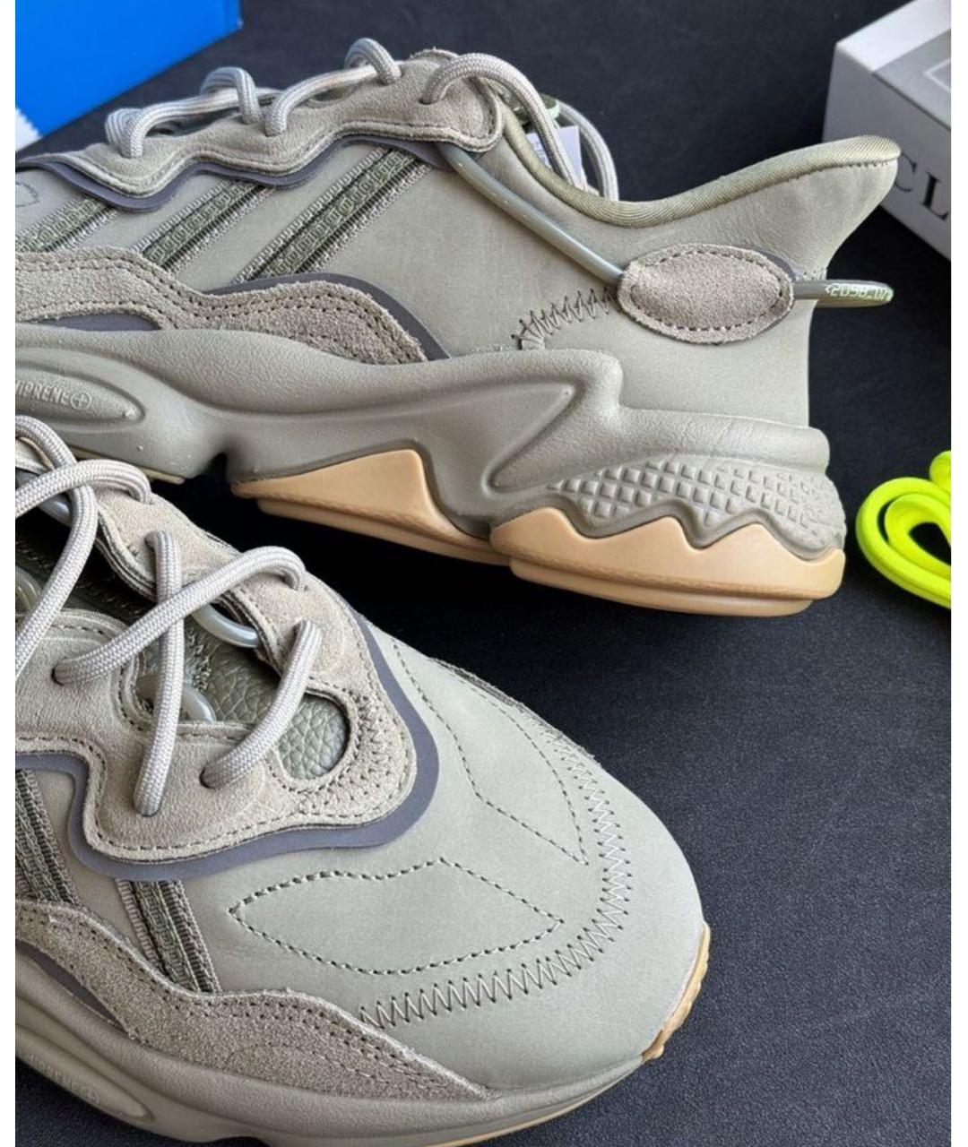 ADIDAS Хаки текстильные низкие кроссовки / кеды, фото 7