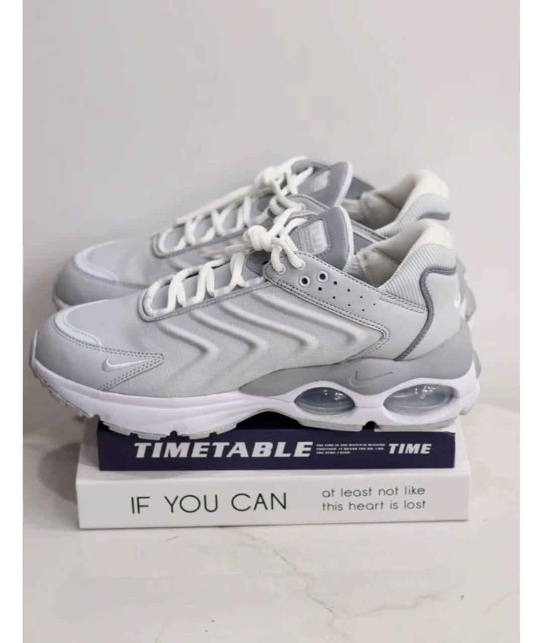 NIKE Оранжевое текстильные низкие кроссовки / кеды, фото 7