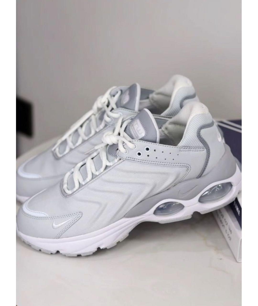 NIKE Оранжевое текстильные низкие кроссовки / кеды, фото 6