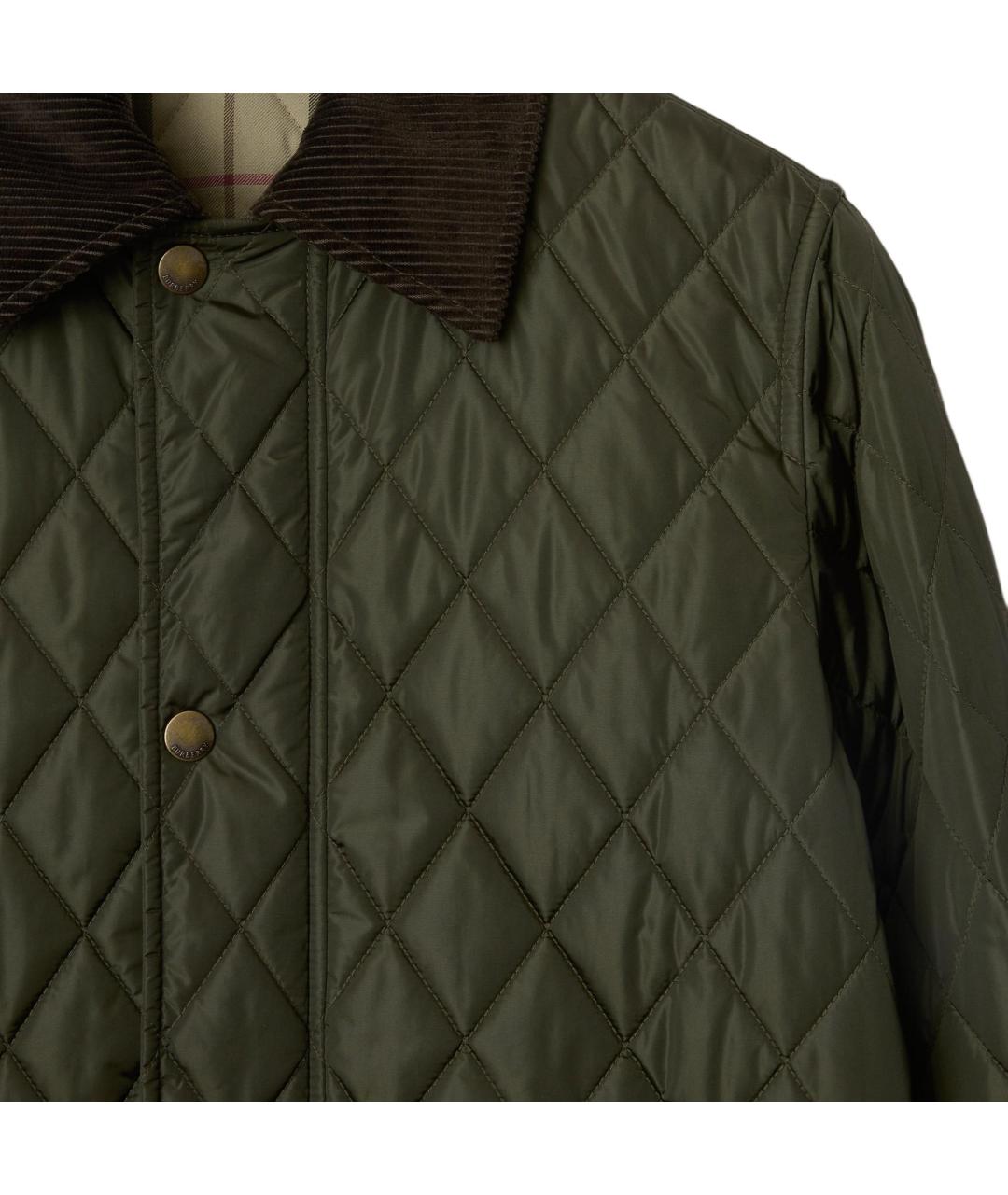 BURBERRY Зеленый пуховик, фото 5