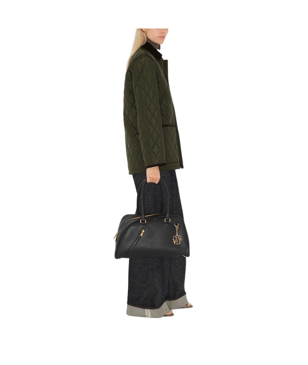 BURBERRY Зеленый пуховик, фото 4